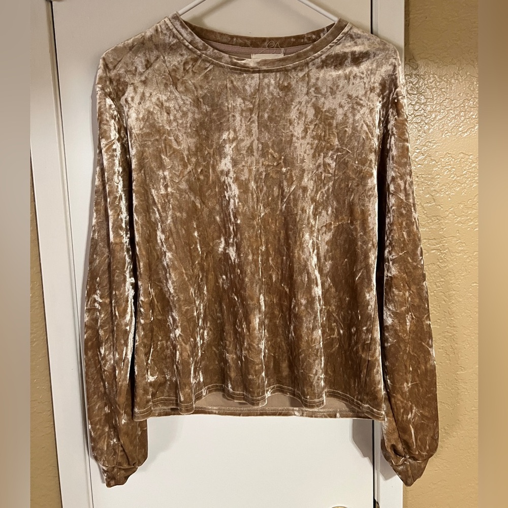 Velvet top